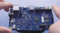 Figure 1. The Intel Galileo Gen 2  Arduino-certified board.